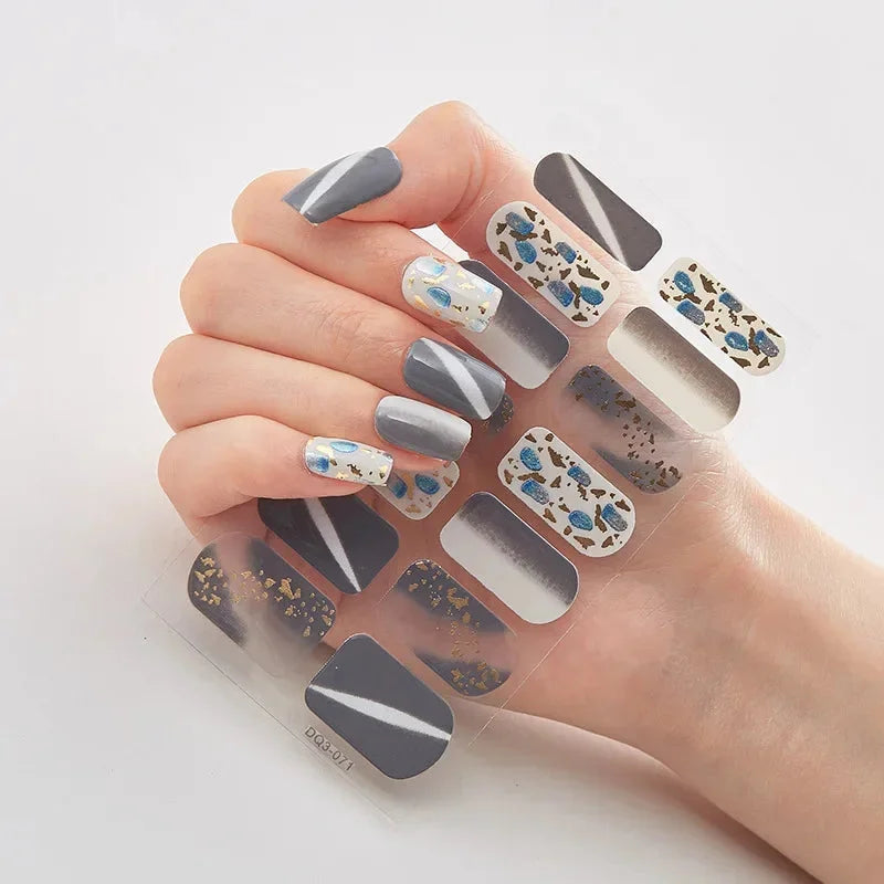 Autocollants D’Art Des Ongles 3D Pour Des Ongles Festifs Faciles — Ligne Blanche Gary, photo 22
