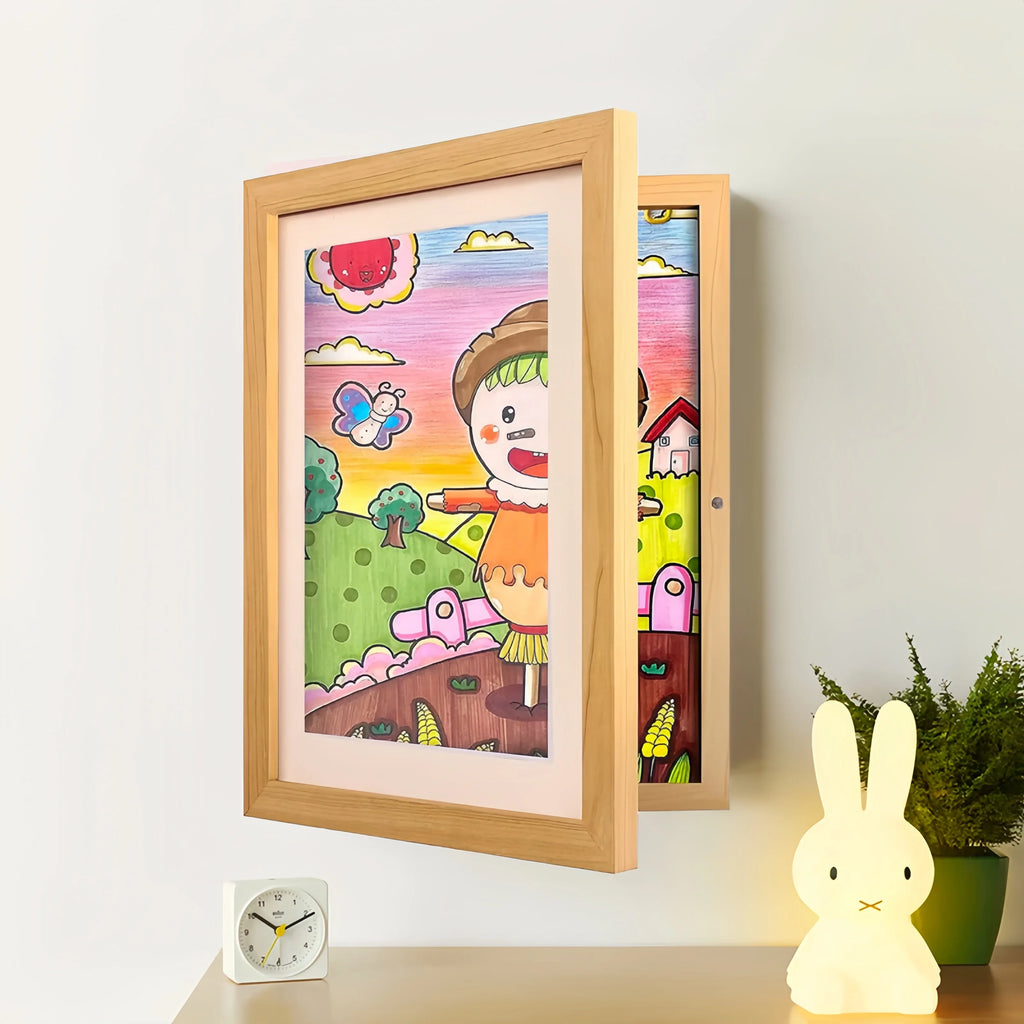 Erinnerungsrahmen - Rahmen für Kinderzeichnungen — Holz, Bild 11