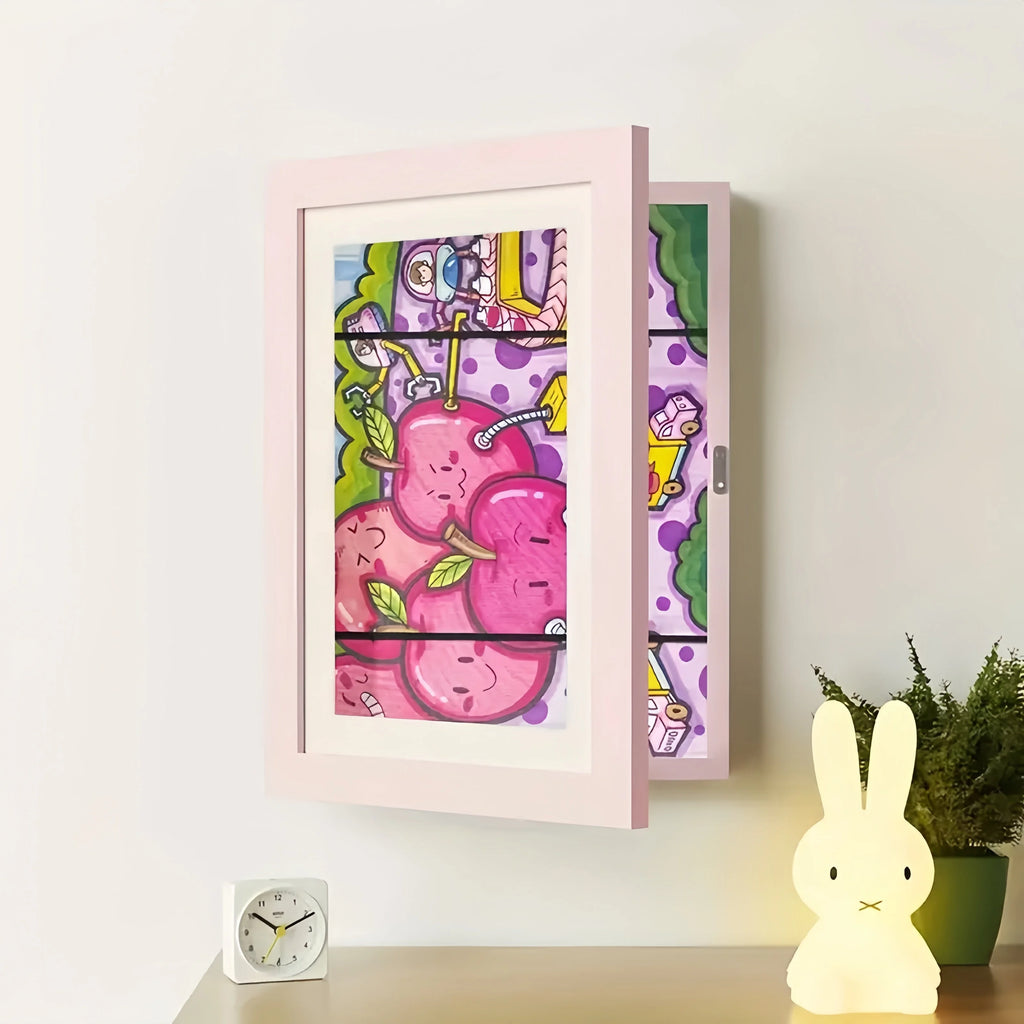 Erinnerungsrahmen - Rahmen für Kinderzeichnungen — Rosa, Bild 12